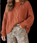 Chunky Slouchy Knit Sweater