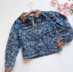 JODIFL Blue Floral Jean Jacket