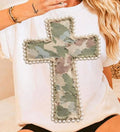 Duck Camo Cross, Faux Pearl - Unisex Graphic sweatshirt