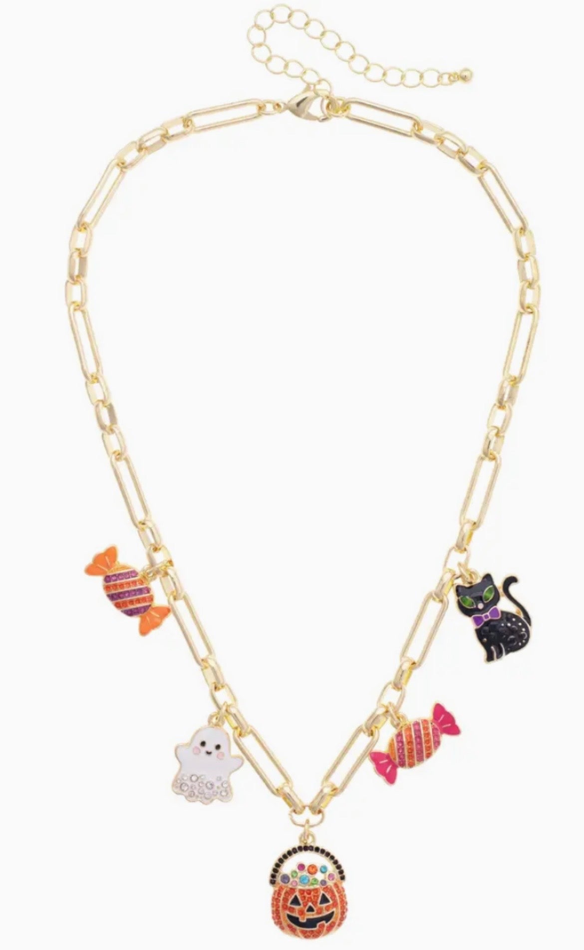 Halloween Charm Necklace by Canvas Style