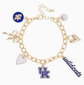 Kentucky Wildcats Enamel Icons Charm Bracelet
