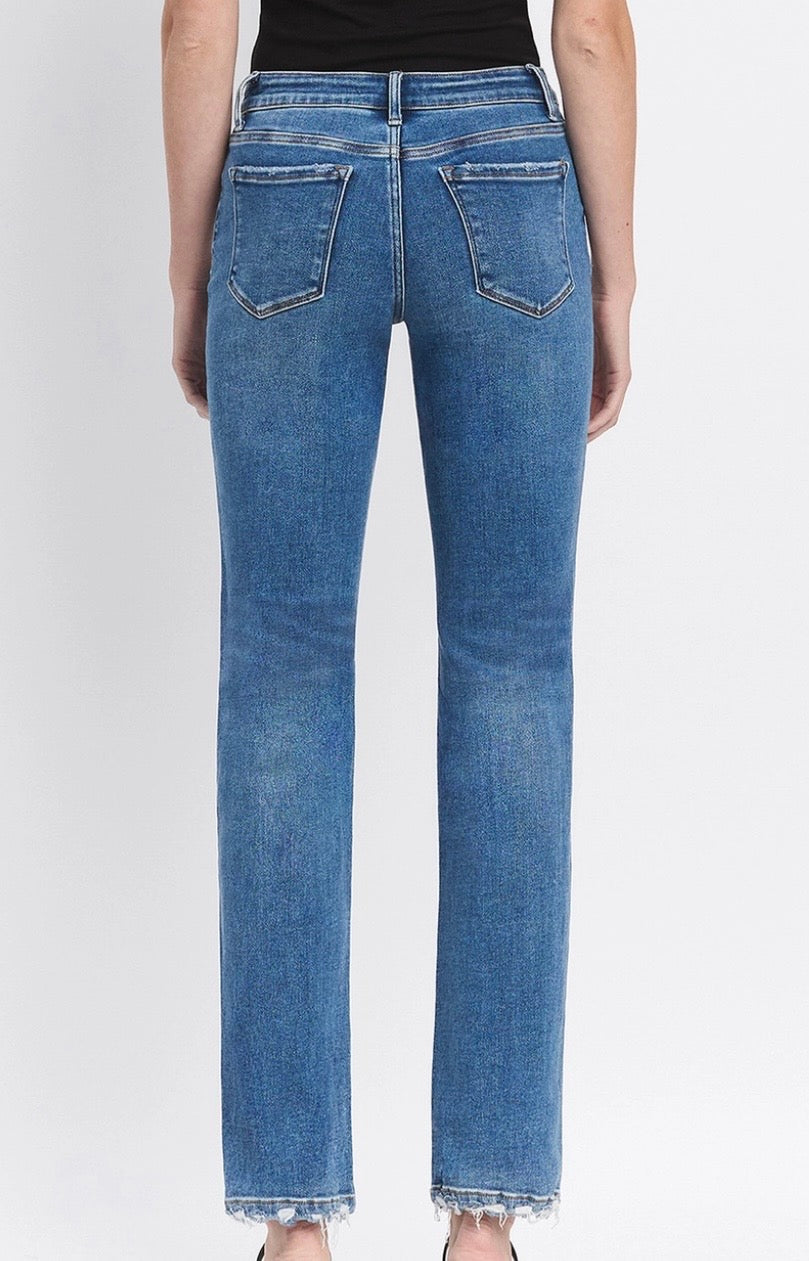 Flying Monkey Mid Rise Regular Straight Jeans