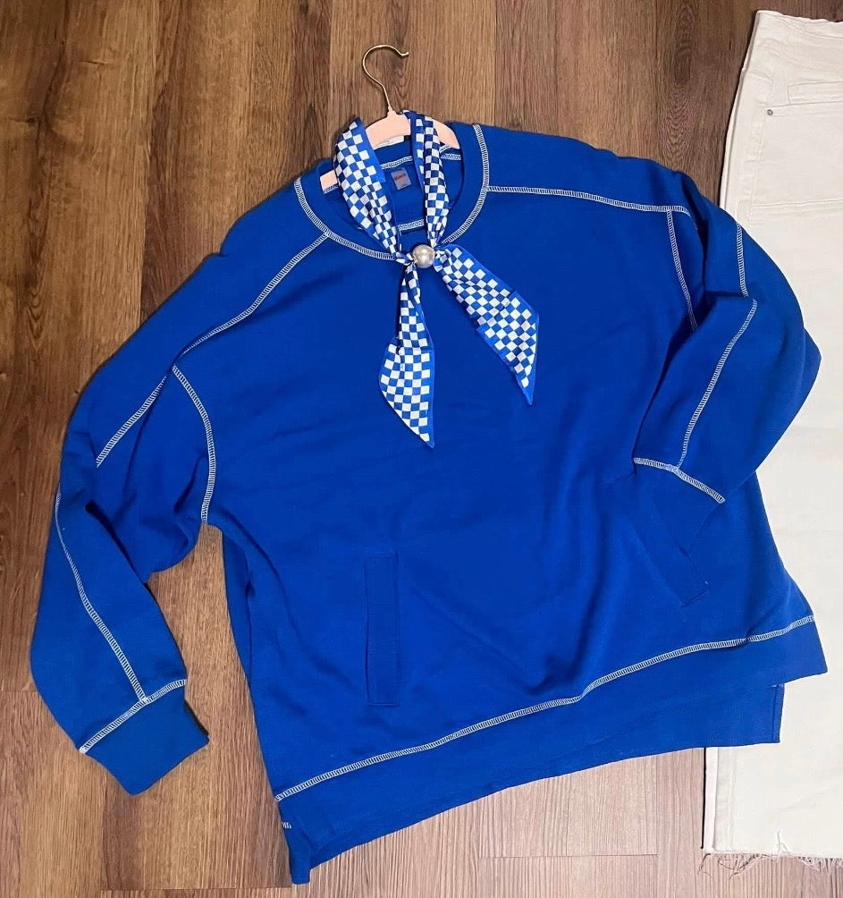 Mono B Stitchline Boxy Sweatshirt