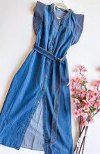 Denim maxi dress by Jodifl