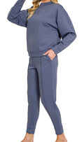 SCUBA MOCK NECK PULLOVER & PINTUCK JOGGERS SET