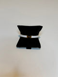 H clasp bracelet white
